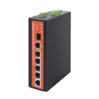 Switch industrial de 4 puertos Gigabit PoE (pasivo 24V / 802.3af/at/bt)
